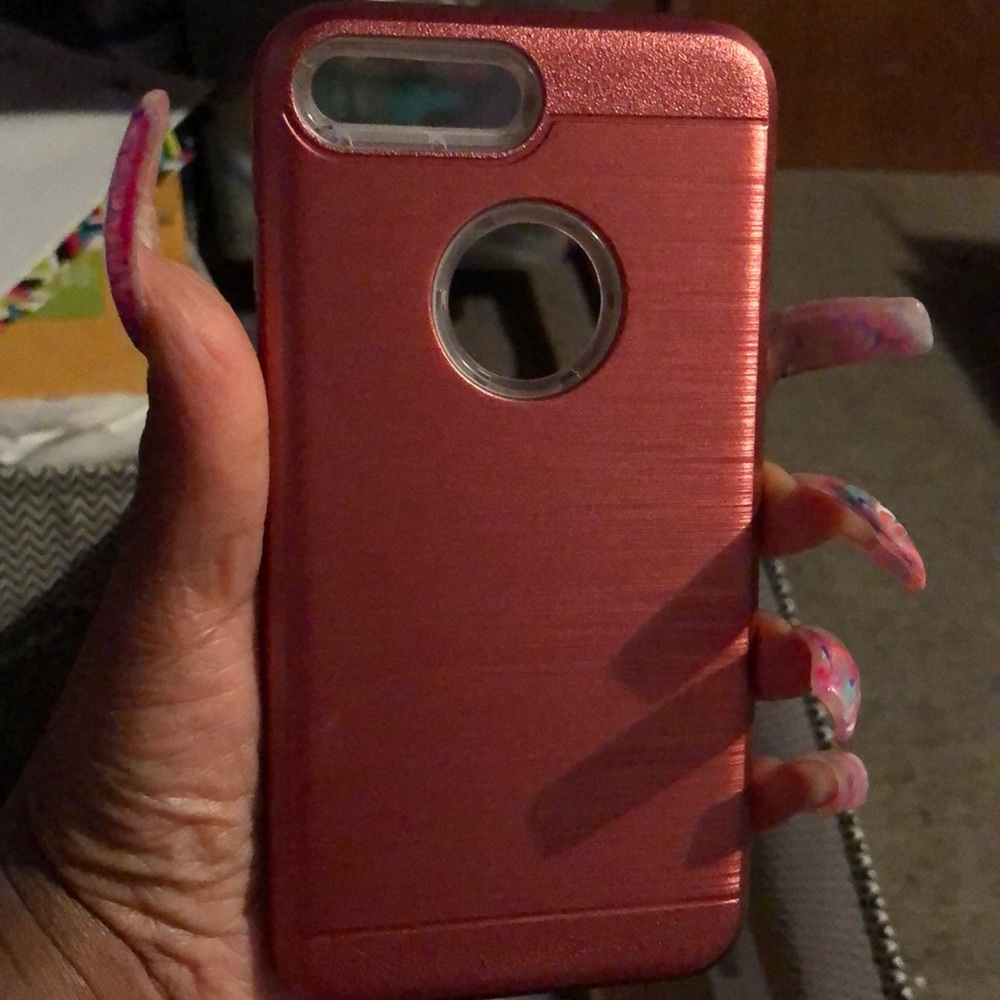 iPhone 7/8 Plus case in brushed red